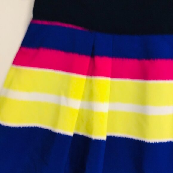 Chic by Jacob Multi Color Striped Skirt Size 2 - Picture 3 of 5
